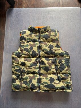 BAPE Camo Down Vest - 2XL